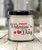 Happy Valentines Day ,Valentines Day Gift for Her,Be My Valentine Valentine's Day Gift Personalised Candle - Glow Through Candle tinmico