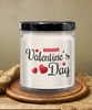 Happy Valentines Day ,Valentines Day Gift for Her,Be My Valentine Valentine's Day Gift Personalised Candle - Glow Through Candle tinmico