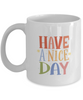 Have a Nice Day Coffee Mug,Cofee black Mug for Husband Valentine's Day Gifts, One of My Wife's Choices Funny Cup White,Black 11 Oz tinmico