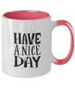 Have a Nice Day Coffee Mug,Two Tone Mug for Husband Valentine's Day Gifts, One of My Wife's Choices Funny Cup White 11 Oz tinmico