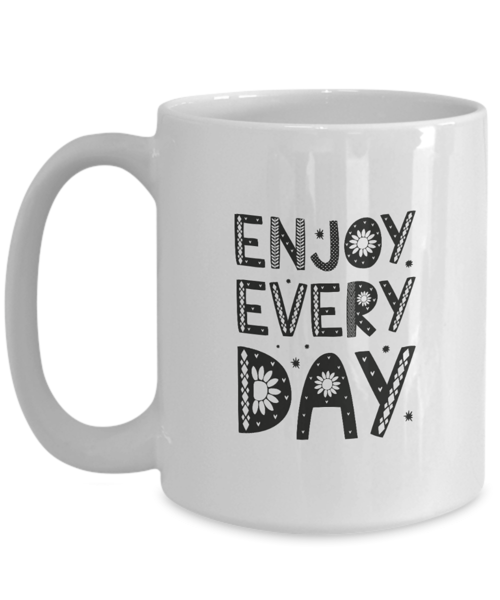 Have a Nice Day Middle Finger Coffee Mug, Funny Gift, 15oz mug tinmico