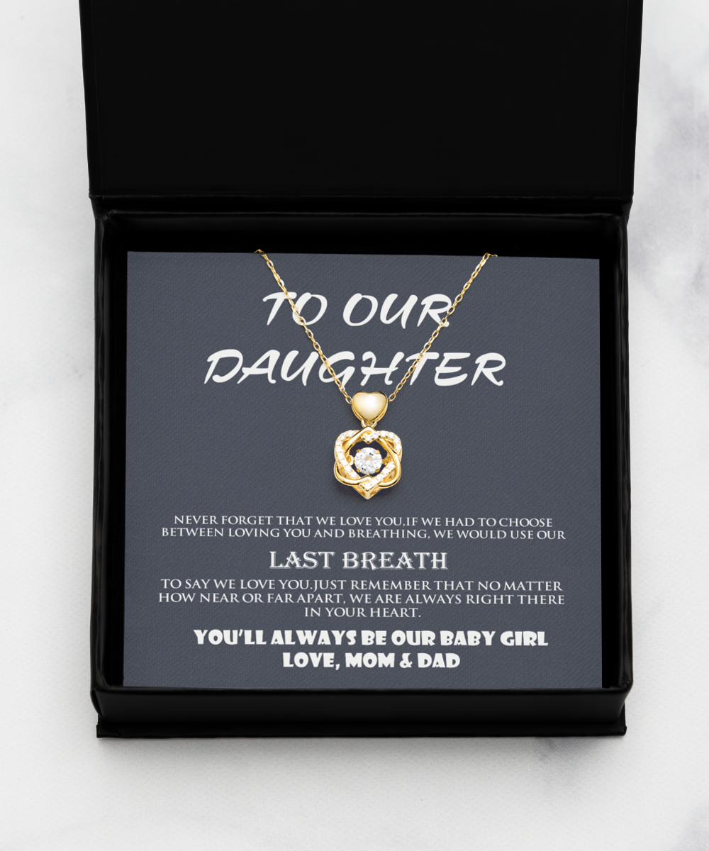 Daughter Necklace - Never Forget that I LOVE YOU! – GemCity Store