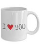 I Love You Coffee Mug, I Love You Mug For Him, Christmas Gifts Coffee Mug, Funny Coffee Mug, 11 oz tinmico