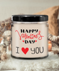 I Love You,Happy Valentines Day ,Valentines Day Gift for Her,Personalised Scented Soy Candle, Handmade Valentine's tinmico