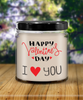 I Love You,Happy Valentines Day ,Valentines Day Gift for Her,Personalised Scented Soy Candle, Handmade Valentine's tinmico