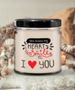 I Love You,Happy Valentines Day ,Valentines Day Gift for Her,Personalised Scented Soy Candle,Valentine's Day Gift Perfect Match Candle tinmico