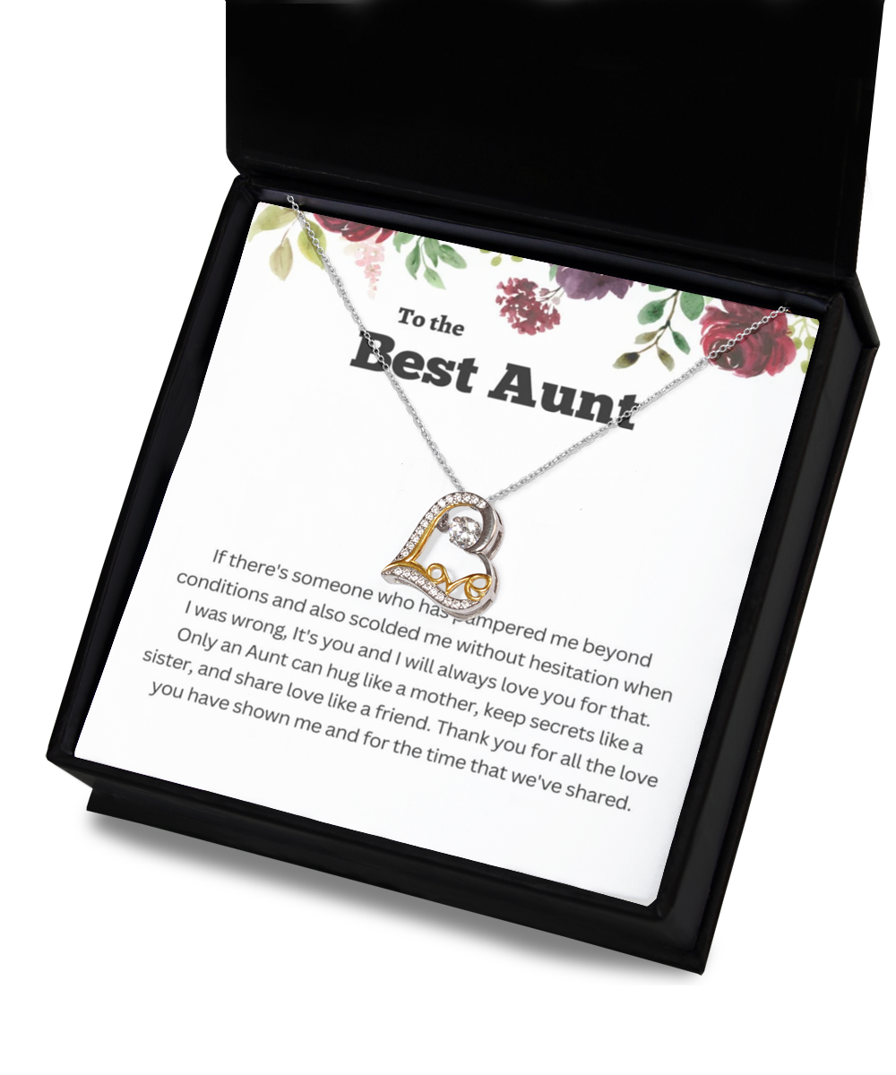 Love Dancing Necklace ,Aunt bracelet, aunt gift, aunt bracelet gift, aunt birthday gift, aunt wedding gift,aunt gift from nephew,  aunt gift from niece tinmico