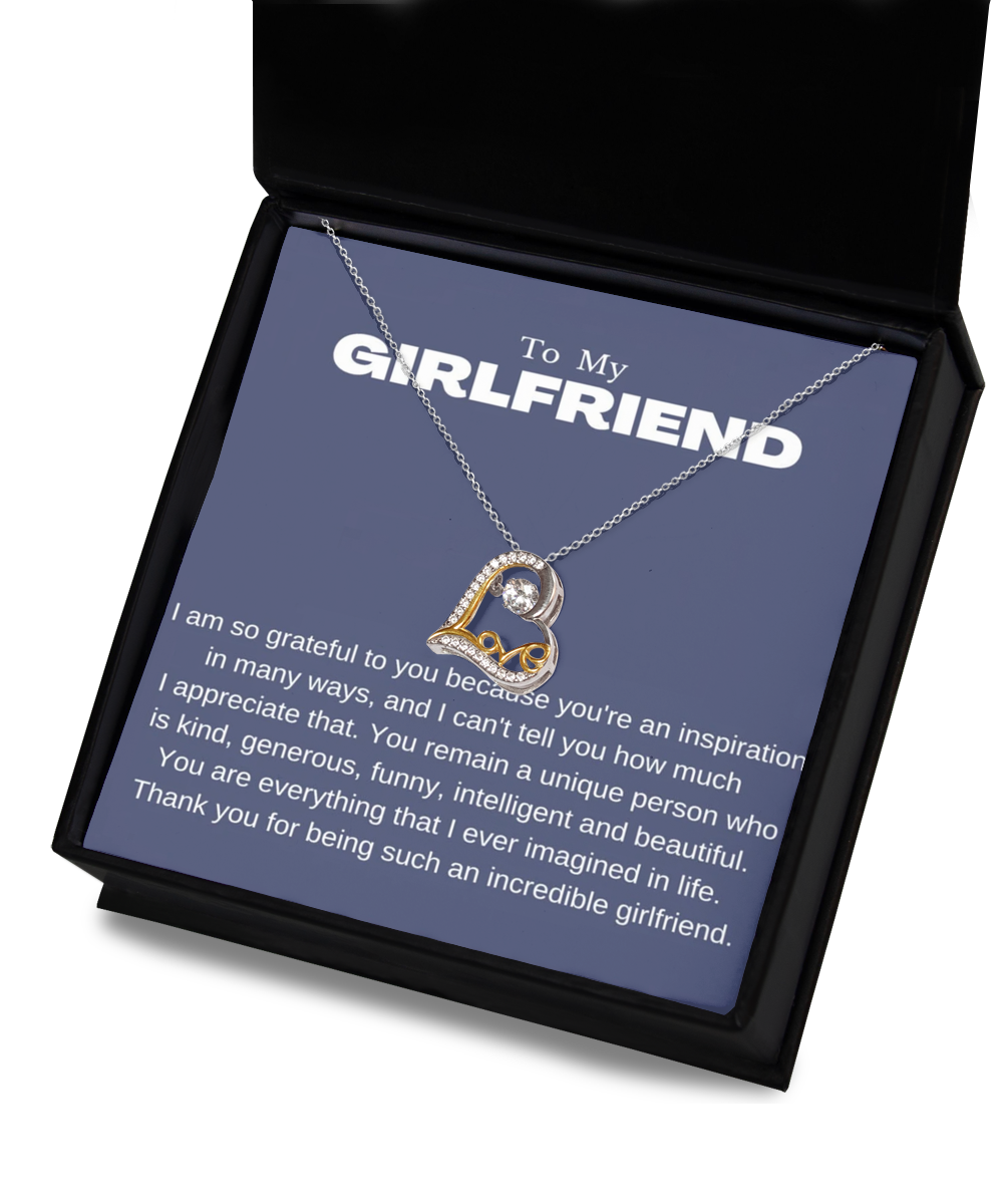 To My Girlfriend Necklace Gift For Her, To My Soulmate Necklace, Love | eBay