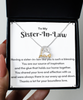 Love Dancing Necklace  ,Sister-in-law necklace, sister-in-law gift, sister-in-law necklace gift, sister-in-law birthday gift, sister-in-law thank you gift, TMC gift tinmico