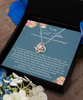 Love Knot Rose Gold Necklace,Soul Sister Love Knot Rose Gold Necklace, Best Friend Forever Gift, Soul Sister Gift, Jewelry Gift, Long Distance Friendship Gift tinmico