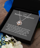 Love Knot Rose Gold Necklace  ,To My Badass Daughter Necklace, Daughter Gift Necklace, Daughter Birthday Gift, Gift For Daughter, Daughter Gift From Mom. TMC gift tinmico