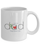 Love You DAD : Coffee Mugs, Dad Gift Idea for Father Daddy Papa from Son Daughter On Father's Day, Christmas, Birthday Present White Ceramic 11oz tinmico