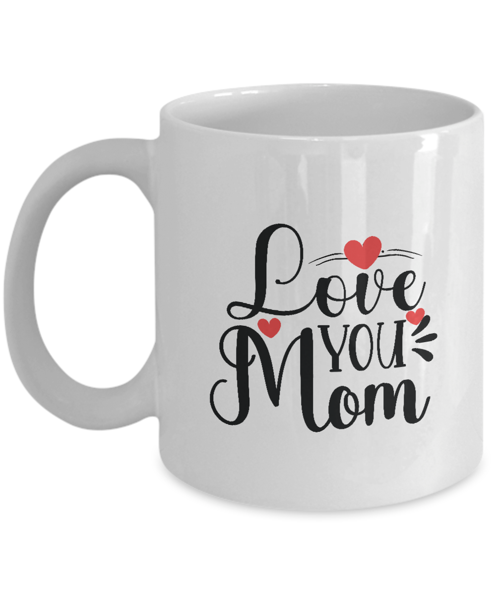 Love You Mama,Mama Bear Coffee Mug for Mom, Mother, Women, Wife - Unique Fun Gifts for Her, Mother's Day, Christmas,11 oz tinmico