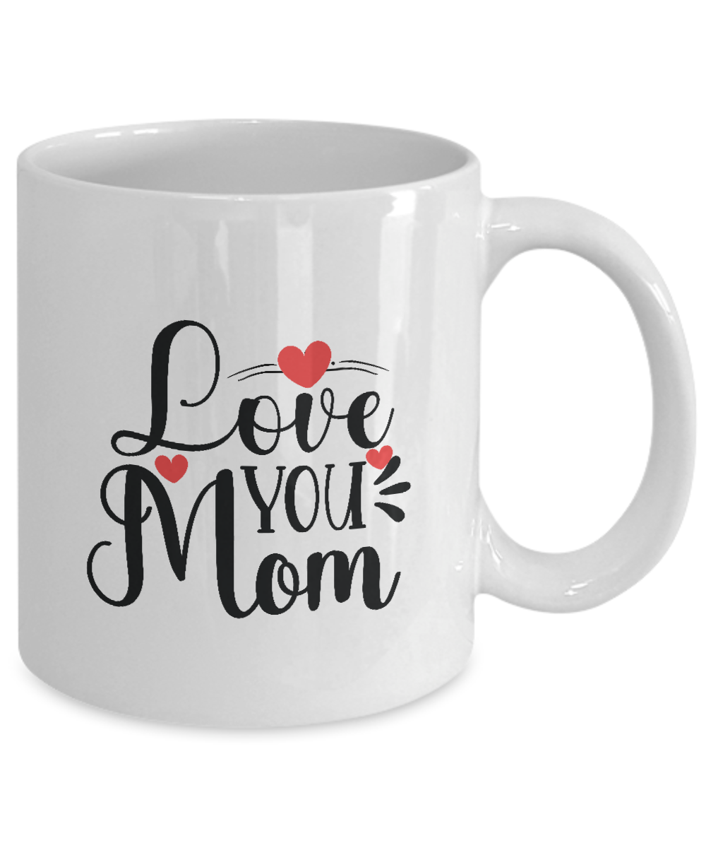 Love You Mama,Mama Bear Coffee Mug for Mom, Mother, Women, Wife - Unique Fun Gifts for Her, Mother's Day, Christmas,11 oz tinmico