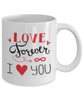 Love You : Valentine 11oz Coffee Mug,Grade A Quality Ceramic,Great for Valentine's Day, Wife,Husband, Girlfriend, Boyfriend, Love tinmico