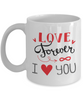 Love You : Valentine 11oz Coffee Mug,Grade A Quality Ceramic,Great for Valentine's Day, Wife,Husband, Girlfriend, Boyfriend, Love tinmico