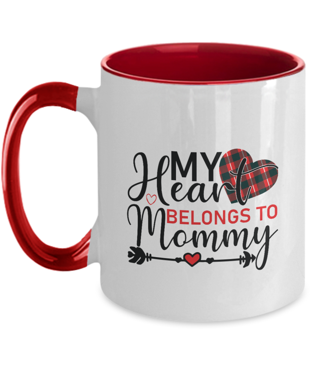 Mum Mug, Best Mother Mug, Mother Birthday Gift, Mothers Day, Gift form daughter, two tone  11oz mug tinmico