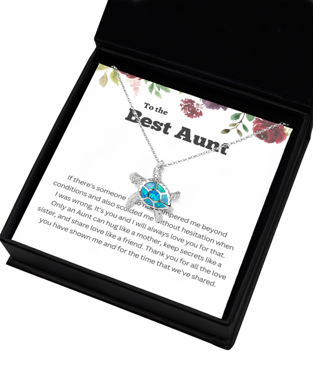 Opal Turtle Necklace ,Aunt bracelet, aunt gift, aunt bracelet gift, aunt birthday gift, aunt wedding gift,aunt gift from nephew,  aunt gift from niece tinmico