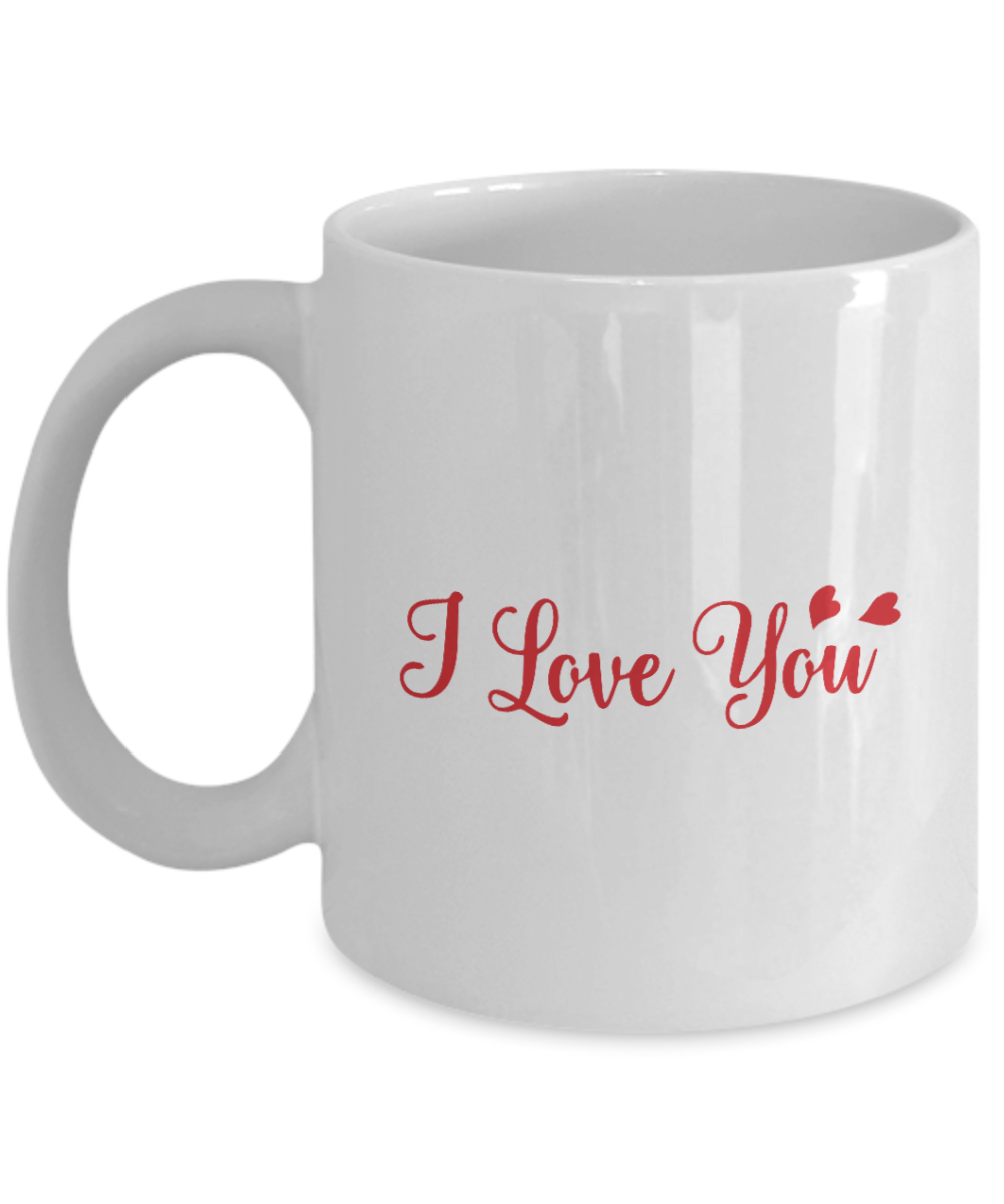 Personalised Valentines Gift Couple Mug I Love You, 11oz Mug, Ma tinmico