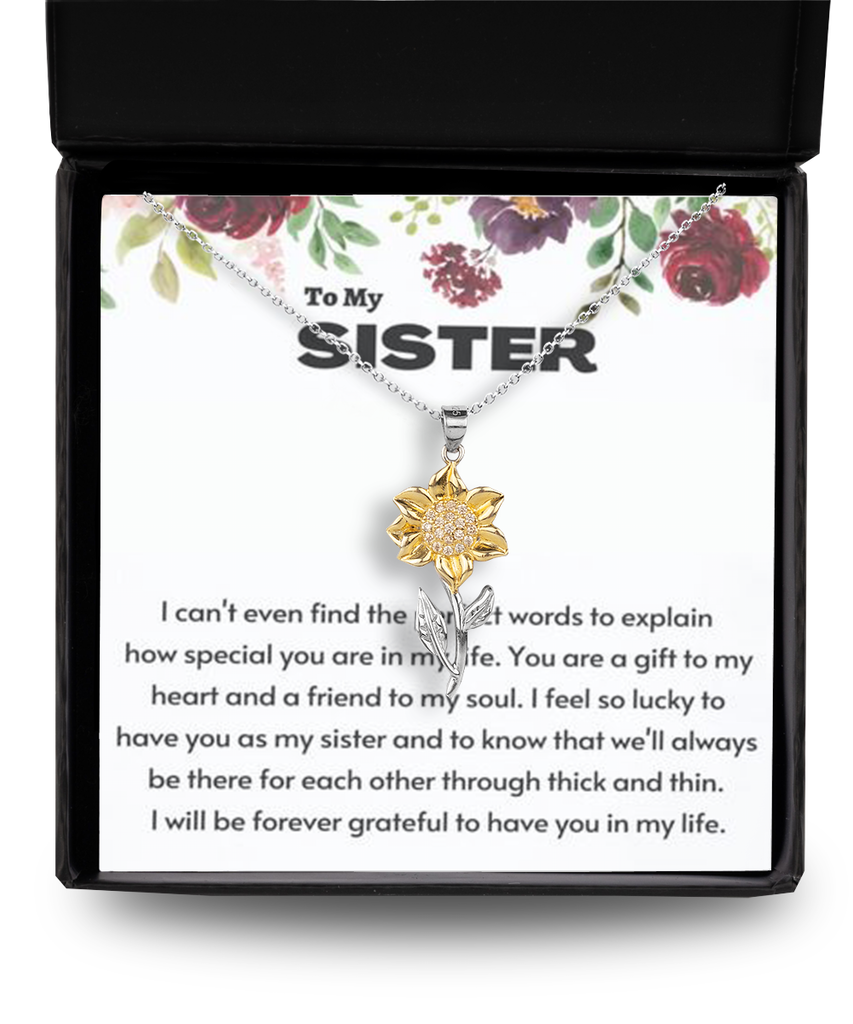 Personalized Gift , Sister bracelet,Sunflower Pendant Necklace, sister gift from sister, sister gift, sister birthday gift, sister Christmas gift, sister sunflower bracelet tinmico