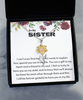 Personalized Gift , Sister bracelet,Sunflower Pendant Necklace, sister gift from sister, sister gift, sister birthday gift, sister Christmas gift, sister sunflower bracelet tinmico