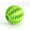 Pet Dog Toy Interactive Rubber Balls for Small Large Dogs Puppy Cat Chewing Toys Pet Tooth Cleaning Indestructible Dog Food Ball tinmico