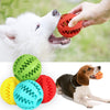 Pet Dog Toy Interactive Rubber Balls for Small Large Dogs Puppy Cat Chewing Toys Pet Tooth Cleaning Indestructible Dog Food Ball tinmico