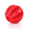 Pet Dog Toy Interactive Rubber Balls for Small Large Dogs Puppy Cat Chewing Toys Pet Tooth Cleaning Indestructible Dog Food Ball tinmico