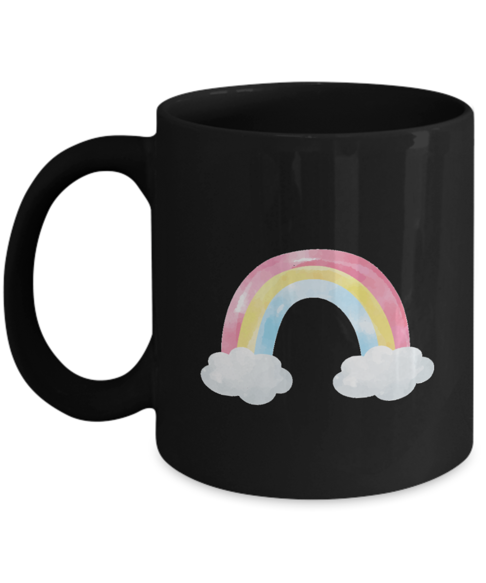 Rainbow Personalised mug, Custom mug, Kids rainbow mug, Personalised mug, 11 oz mug tinmico