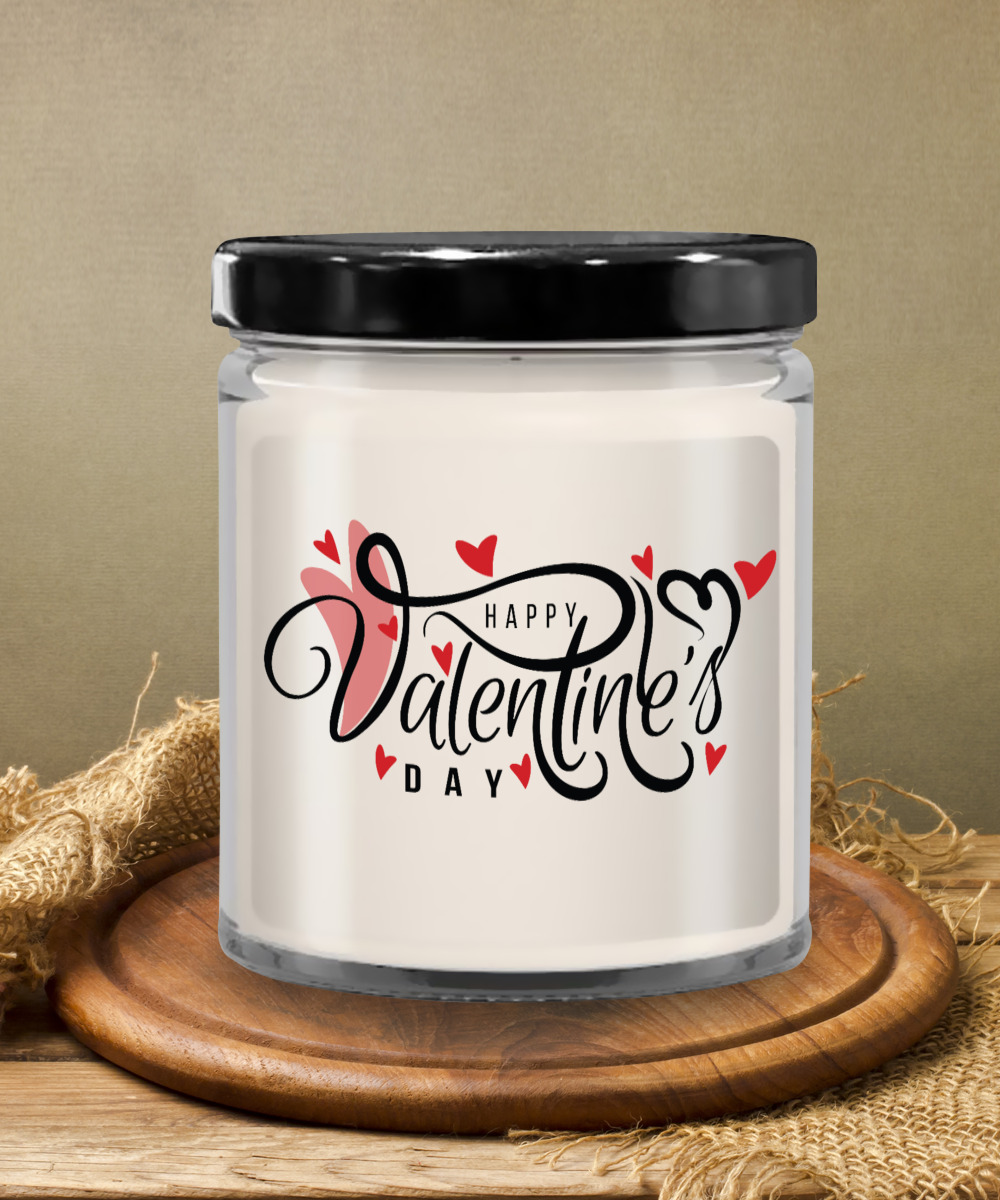 Scented Candles ,Valentine's Day Candle, Valentine's Day Gift Heart on Fire Candle, Soy Wax (no paraffin) tinmico