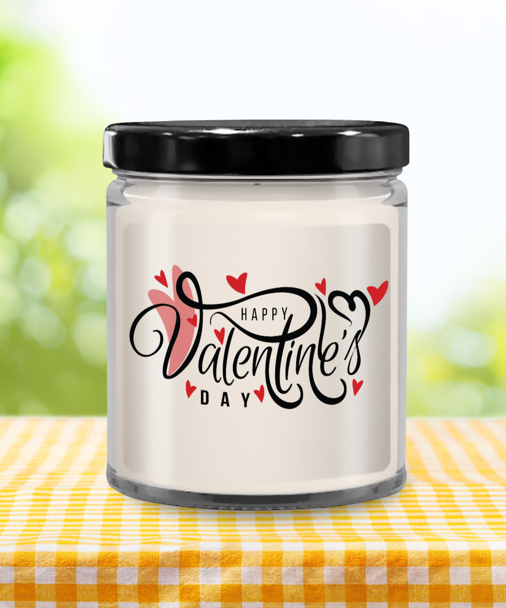 Scented Candles ,Valentine's Day Candle, Valentine's Day Gift Heart on Fire Candle, Soy Wax (no paraffin) tinmico