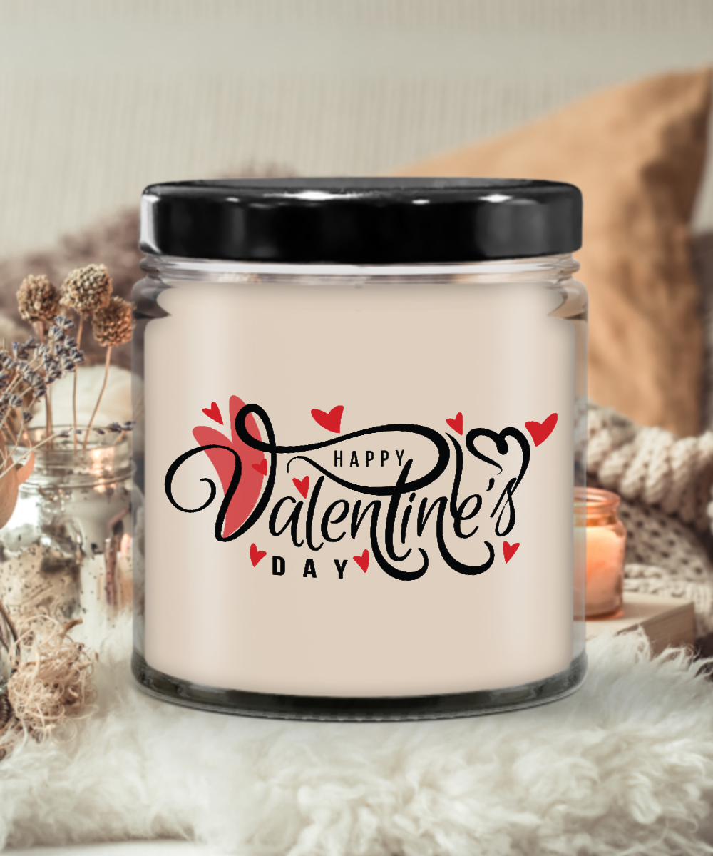 Scented Candles ,Valentine's Day Candle, Valentine's Day Gift Heart on Fire Candle, Soy Wax (no paraffin) tinmico