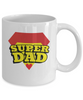 Super Dad,Love Mug: Dad Coffee Mug, Father's Day Coffee Mug Cup. Dad Christmas Gift from Daughter, Worlds Best Dad Ever Mug, Funny Coffee Mug. tinmico