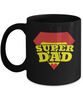 Super Dad,Love Mug: Dad Coffee Mug, Father's Day Coffee Mug Cup. Dad Christmas Gift from Daughter, Worlds Best Dad Ever Mug, Funny Coffee Mug. tinmico