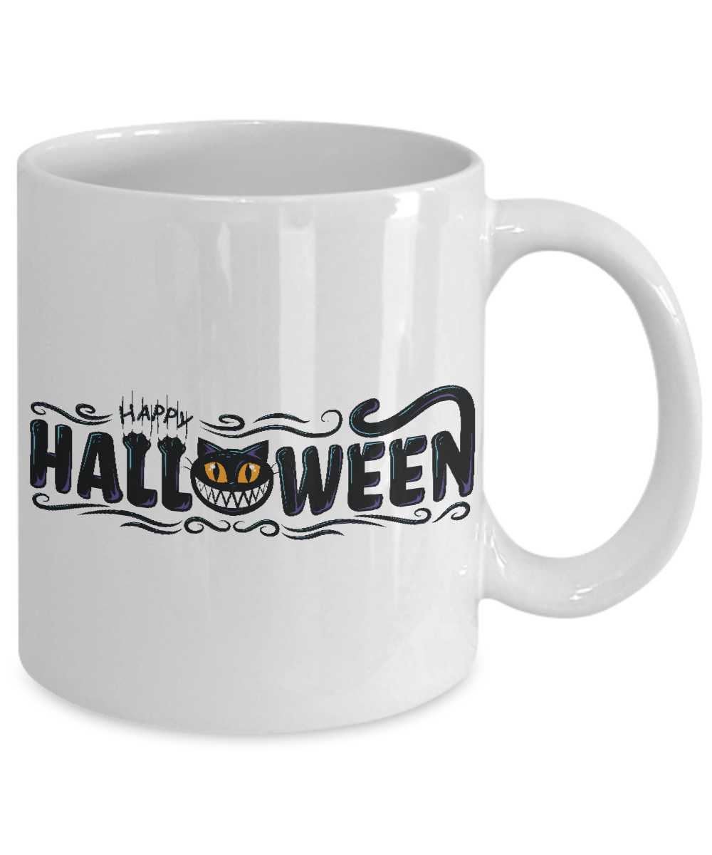 TIMICO Happy Halloween Funny Pumpkin Mug Gifts Coffee Tea Cup 11oz tinmico