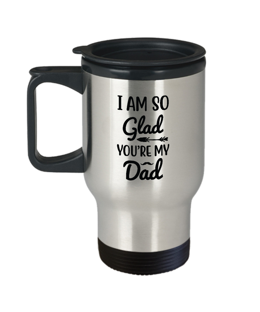 Travel Mug,Iam So Glad ,You Are My Dad, Dad Gift, Twin Dad Cup, Fathers Day Mug, Best Dad Ever Gift, Dad To Be Mug, Travel Mug 20oz tinmico