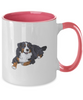 Two Tone 11 oz Mug, Pet Custom Mug,Dog Mum Mug, Dog Coffee Mug, Dog Lover Mug, Pet Mug,Dog Dad Mug, Dog Coffee Cup, Dog Gifts, Custom Dog Mug, ma tinmico