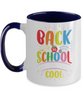 Two Tone Back to School Mug Teacher Student Gift College 11 oz Ceramic Cup,Tinmico Mug tinmico