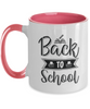 Two Tone Back to School Mug Teacher Student Gift College 11 oz Ceramic Cup tinmico