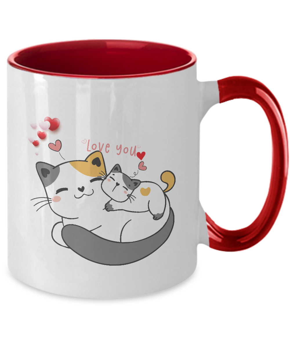 Two Tone Mug,Cat Lovers Mug, Mug Cat Sayings, Funny Cup,Mug Coffee 11oz tinmico