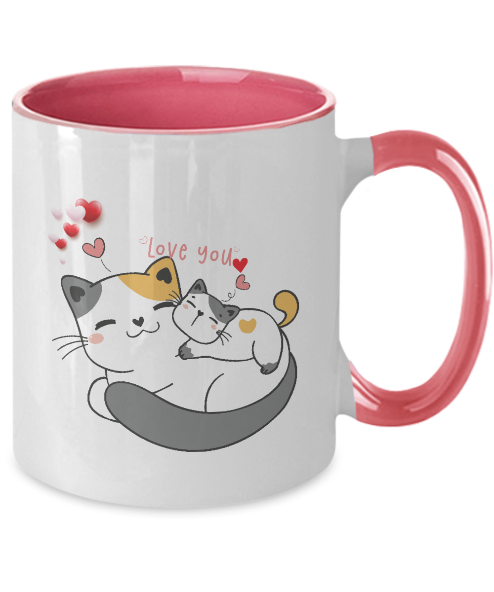 Two Tone Mug,Cat Lovers Mug, Mug Cat Sayings, Funny Cup,Mug Coffee 11oz tinmico