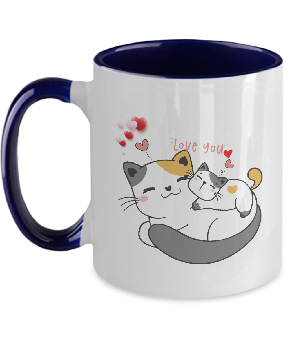 Two Tone Mug,Cat Lovers Mug, Mug Cat Sayings, Funny Cup,Mug Coffee 11oz tinmico