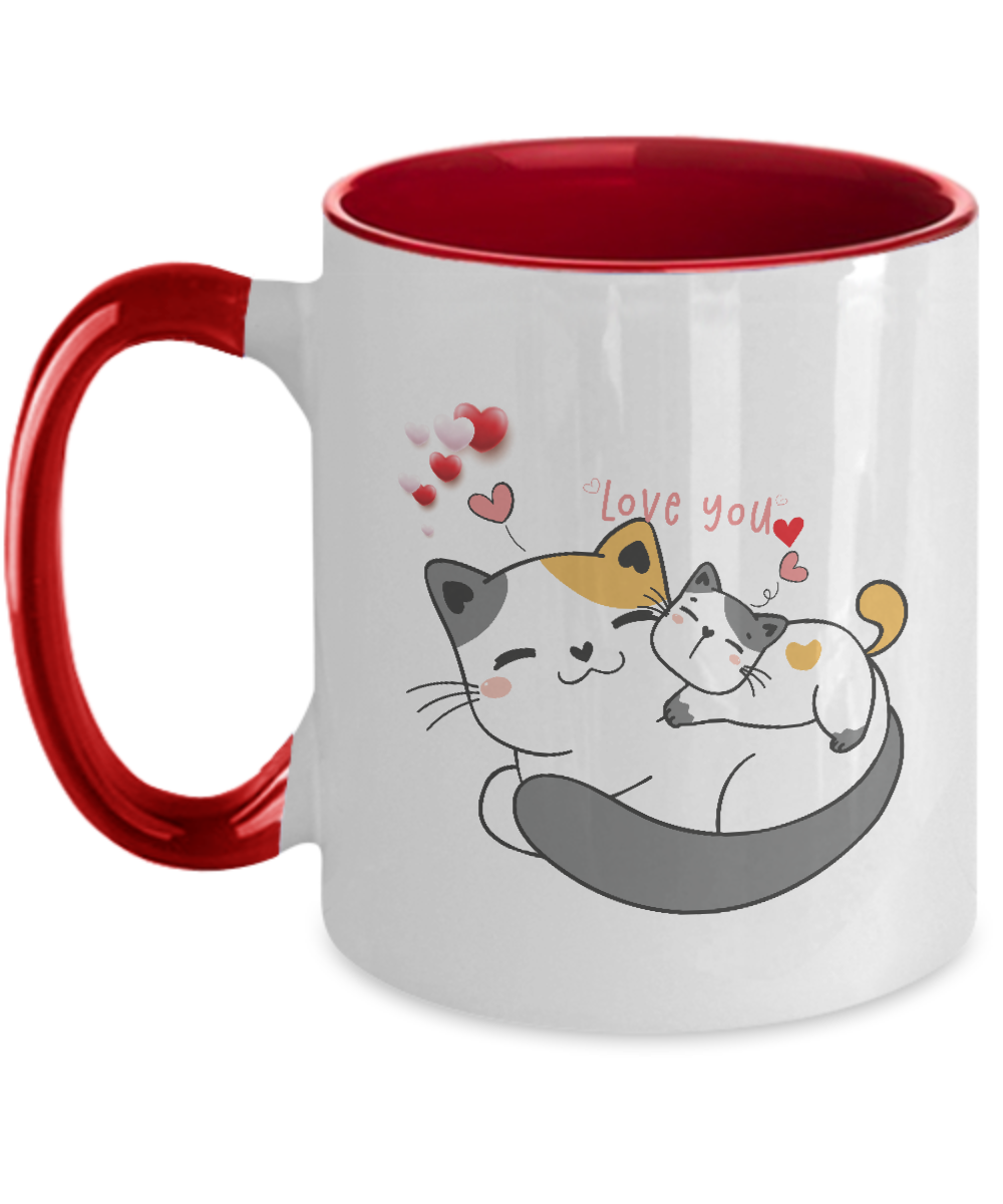 Two Tone Mug,Cat Lovers Mug, Mug Cat Sayings, Funny Cup,Mug Coffee 11oz tinmico