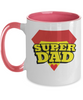 Two Tone Mug : Dad Coffee Mug, Father's Day Coffee Mug Cup. Dad Christmas Gift from Daughter, Worlds Best Dad Ever Mug, Funny Coffee Mug. tinmico