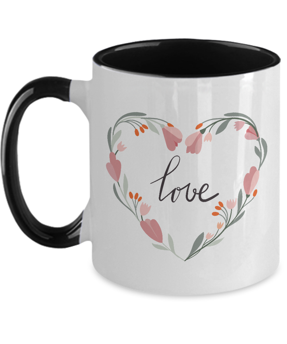 Two Tone Mug,HAPPY VALENTINE'S DAY Mug,Valentine's Day,,Coffee Mug,Christmas, Valentine's Day gifts,Two Tone Mug,11 oz tinmico