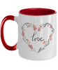 Two Tone Mug,HAPPY VALENTINE'S DAY Mug,Valentine's Day,,Coffee Mug,Christmas, Valentine's Day gifts,Two Tone Mug,11 oz tinmico