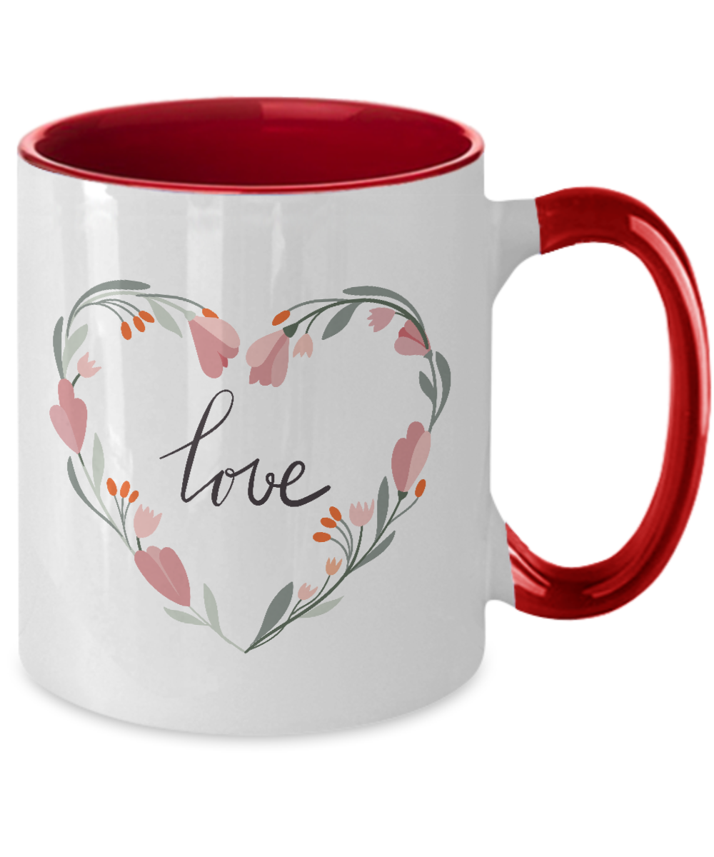 Two Tone Mug,HAPPY VALENTINE'S DAY Mug,Valentine's Day,,Coffee Mug,Christmas, Valentine's Day gifts,Two Tone Mug,11 oz tinmico