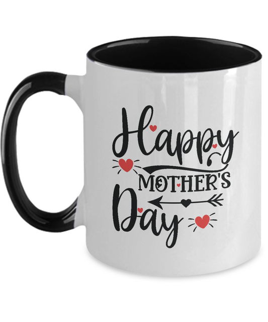 Two Tone Mug,Happy Mother Day,Mother's Day Mugs,Mom Coffee Mug,Gifts For Women,Regalos Para Mama,Gift For New Momma,11 oz tinmico