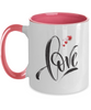 Two Tone Mug,I LOVE ME Mug Cup,Valentine 11oz Coffee Mug,Grade A Quality Ceramic,Great for Valentine's Day, Wife,Husband, Girlfriend, Boyfriend, Love tinmico