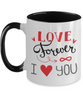 Two Tone Mug : Valentine 11oz Coffee Mug,Grade A Quality Ceramic,Great for Valentine's Day, Wife,Husband, Girlfriend, Boyfriend, Love tinmico